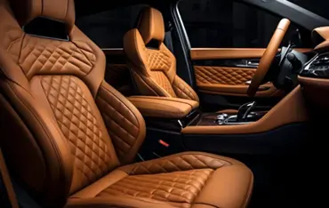 Natural leather interior